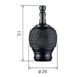 Vessel QB-22AD Quick Adapter for Ball Quick Catcher