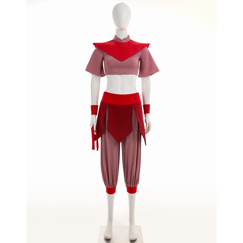 Cosplay.fm Women's Ty Lee Cosplay Costume Female Kungfu Wear Suit