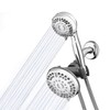 Waterpik 12-Mode 2-in-1 Dual Shower Head System with 5-Foot Hose