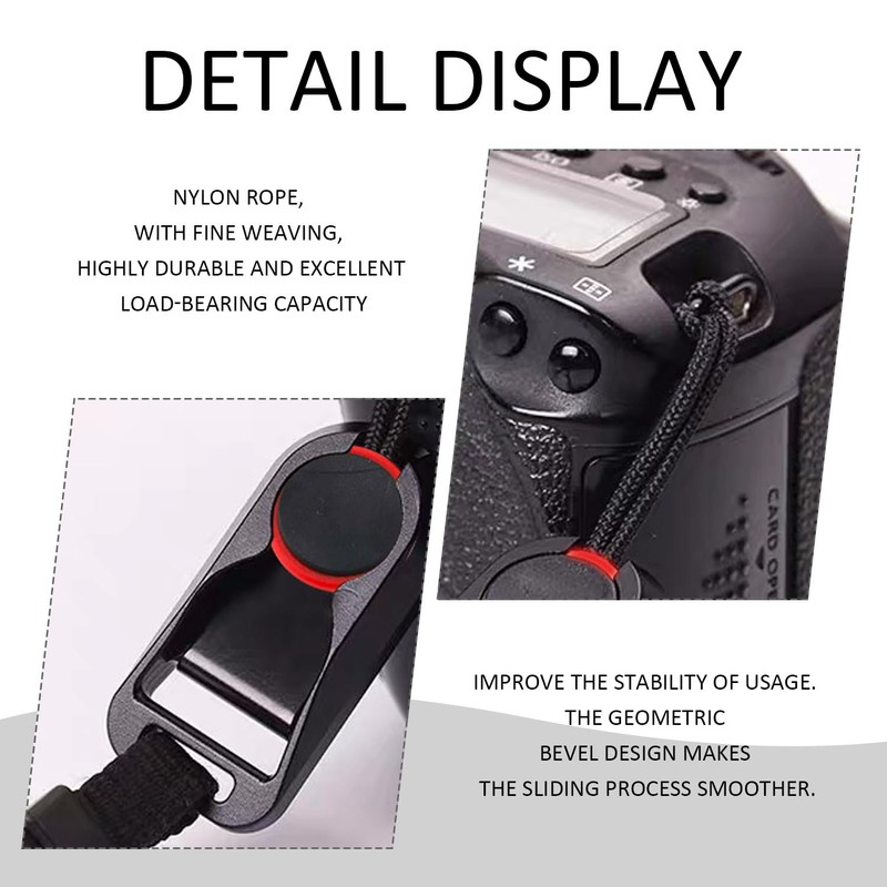 UBSIUH 8 Camera Strap Adapters, Camera Quick Release Buckle, Camera