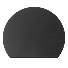 AKINOYAMA Cutting Board, Heat Resistant, Elastomer, Round, Black, Cutting Board, Round, Dishwasher-Safe, Non-Slip, Lightweight, Thin, Soft Blades, Can Be Used on Both Sides, For Housewarming, Outdoor