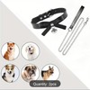 Heavy Duty Dog Leash with Bell Collar Necklace, Metal Chains