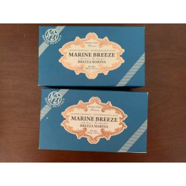 Saponerie Mario Fissi Srl 2-Pack Marine Breeze Vegetable Bath Bar Soap Hand Made 10.5oz Italian Boxed 300G