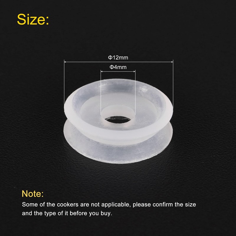 MECCANIXITY Replacement Float Valve Gaskets for Cooker Float Sealing Ring
