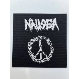Punk Rock Nausea Cloth Patch Sew On Badge Punk Rock  4" X 4" (CP367)