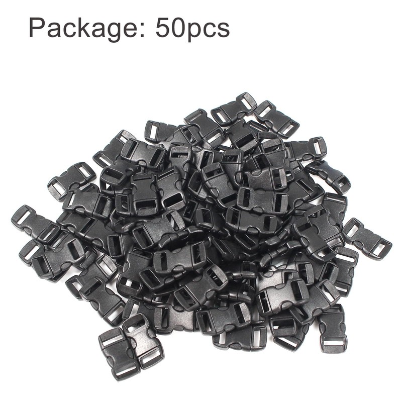 Red Snail 50PCS Plastic Buckles - Side Release Buckle, Sewing