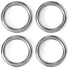 BEYOURD 2 3/8 inch Metal O Rings, Stainless Steel Round