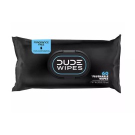 DUDE Wipes Fragrance-Free + Moisturizing XL Flushable Wipes, 480 Wipes