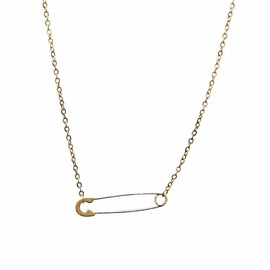 JczR.Y Safety Pin Necklace Stainless Steel Paper Clip Pendant Necklace for Women Dainty Paperclip Necklace Clavicle Chain Necklace Choker Fashion Jewelry Gift, Stainless Steel, No Gemstone