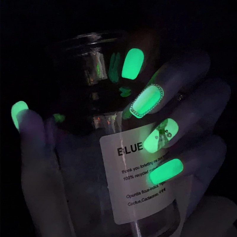 Fokostar Glow in the Dark Nail Gel Polish Translucent Color