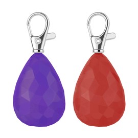 Novkin 2-Pack Rechargeable Dog Light, Dog Collar Light,Waterproof,3 Modes LED Dog Safety Lights,Multiple Color Options,Clip On Collar, Leash or Harness，Night Light for Running,Walking