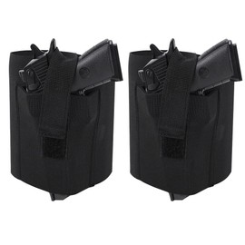 Accmor Ankle Holster for Concealed Carry, 2 Pack Elastic Leg Conceal Carry Gun Holsters with Magazine Pocket/Pouch for Men and Women, Right & Left Hand Draw
