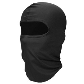 Balaclava Face Mask UV Protection Ski Sun Hood Tactical Camo Masks for Men Women - Color: Black Solid