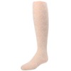 MeMoi Girls' Sheer Vine Opaque Tights Winter White 4-6