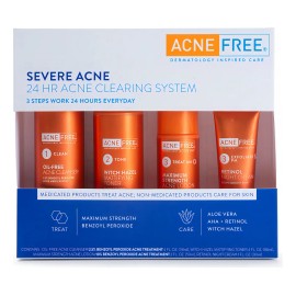 Kit de tratamiento para el acné Acnefree Acne Severe Acne Clear 24
