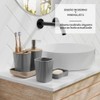 Clara Clark - Juego de Accesorios de baño Gris, Juego