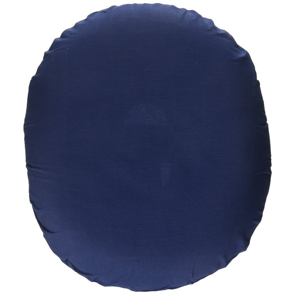 PCP Foam Ring Cushion, Removable Cover, Navy Cover, 14 inches