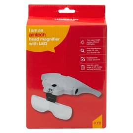 Amtech, S2912, Magnifying Head Glasses, Stylish, Comfortable Lightweight Ergonomic Frame Suitable for All Head Sizes