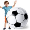 AMOR PRESENT Soccer Beach Ball, 27inch Inflatable Soccer Ball Large