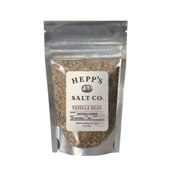Hepp's Salt Co., Vanilla Bean Sea Salt 2.5 oz. Pouch