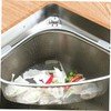 COHEALI Triangular Sink Drain Basket Fine Mesh Sink Strainer with