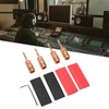 4Pcs Speaker Banana Plugs Pure Copper Male Speaker Wire Connector