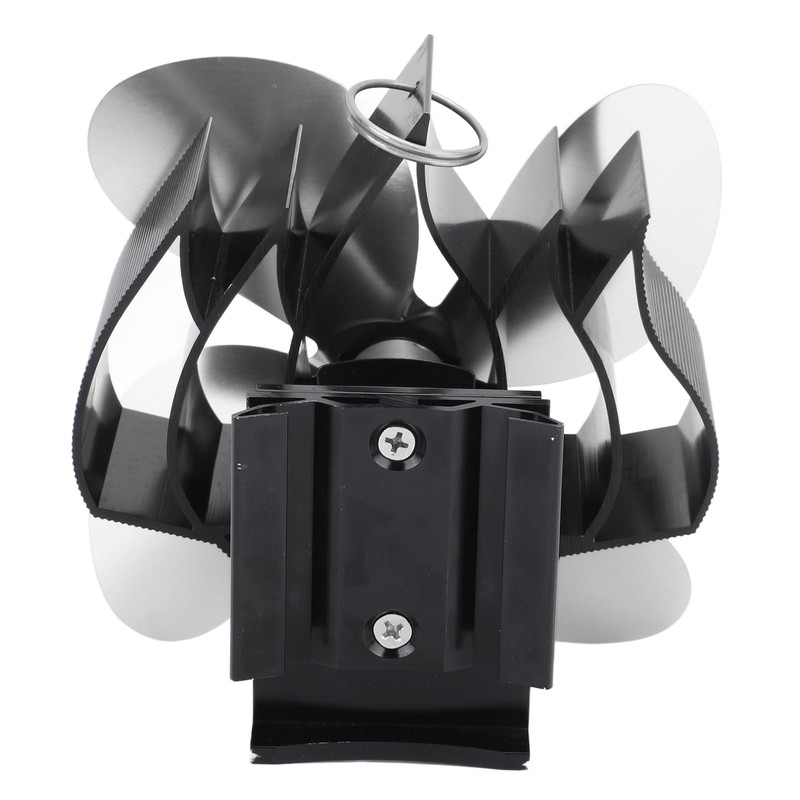Wall Mounted Fireplace Fan 4 Blade Heat Powered Wood Stove