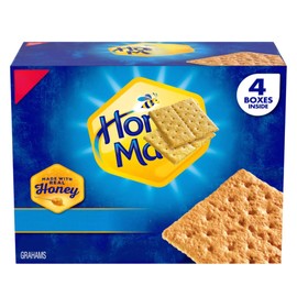 Honey Maid Graham Crackers, Honey Flavor, 14.4 oz, 4 Pack (9.6 OZ (1 Pack))
