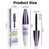 Máscara De Pestañas 5D Morada Para Volumen Y Longitud, 1