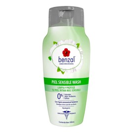 Benzal Wash íntimo Piel sensible y Crema de avena para aliviar la comezón.