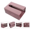 Alipis Compact Wall-Mounted Paper Holder Tissue Box Napkin Container Hides