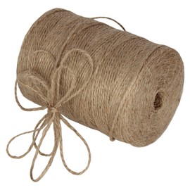 984 Feet Natural Jute Twine Hemp String Christmas Twine String Packing Materials Strong Twine for Gardening