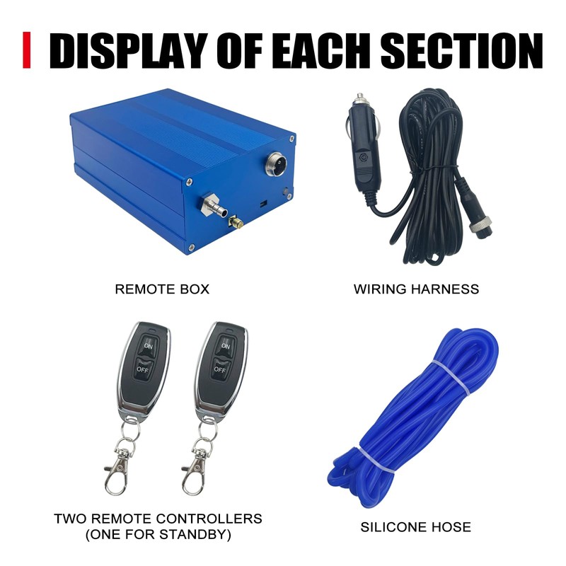 Peastorm Valvetronic Exhaust Cutout Valve Controller Box Kit Vacuum Pump