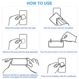 Omoojee 2 Pack Flexible Glass Screen Protector, Compatible with Tandem tSlim X2 and tFlex, Anti-Scratch Anti-Fingerprint