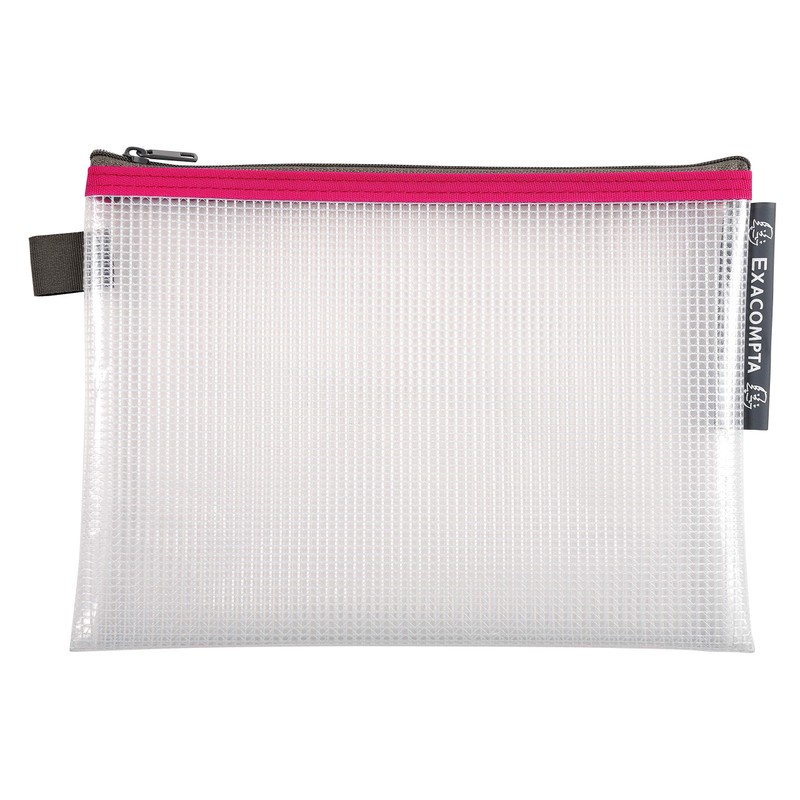 Exacompta 34140E Pack of 10 EVA Sleeves with Zip Made