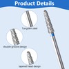 2Pcs 3/32" Cuticle Bit Gel Remover Drill Bit Small Cone