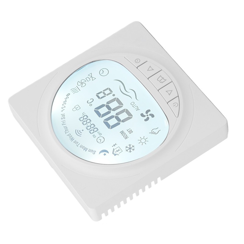 Floor Heating Thermostat Programmable Large LCD Display Plumbing Temperature Controller