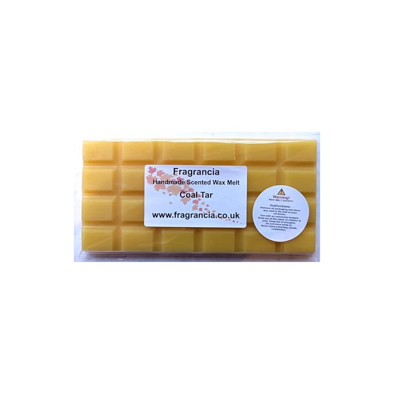 Fragrancia A Single Handmade Highly Scented Wax Melt Bar (COAL