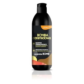 JOANNA Ceramid Bombe Strengthening Shampoo 500 ml - Hair Shampoo with Ceramides, Repairing Care for Weakened, Brittle Hair and Provides a Natural Shine