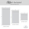 Villa Celestia 100% Cotton Bath Towel Set of 18-4 Bath
