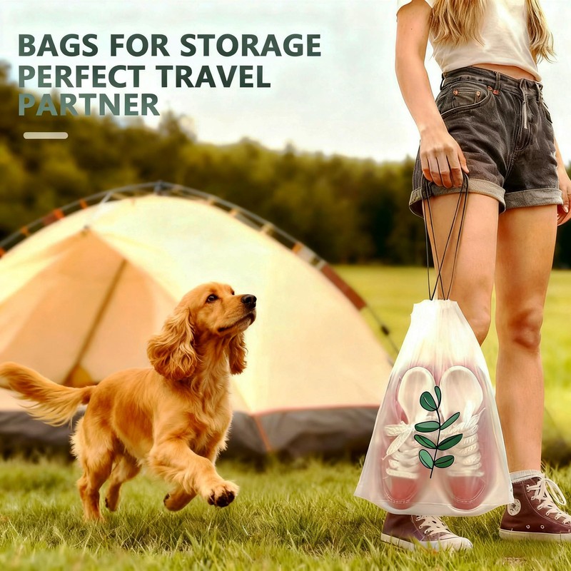 Clear Shoe Bags for Travel 15.7” x 11.8”, 3 Pattern