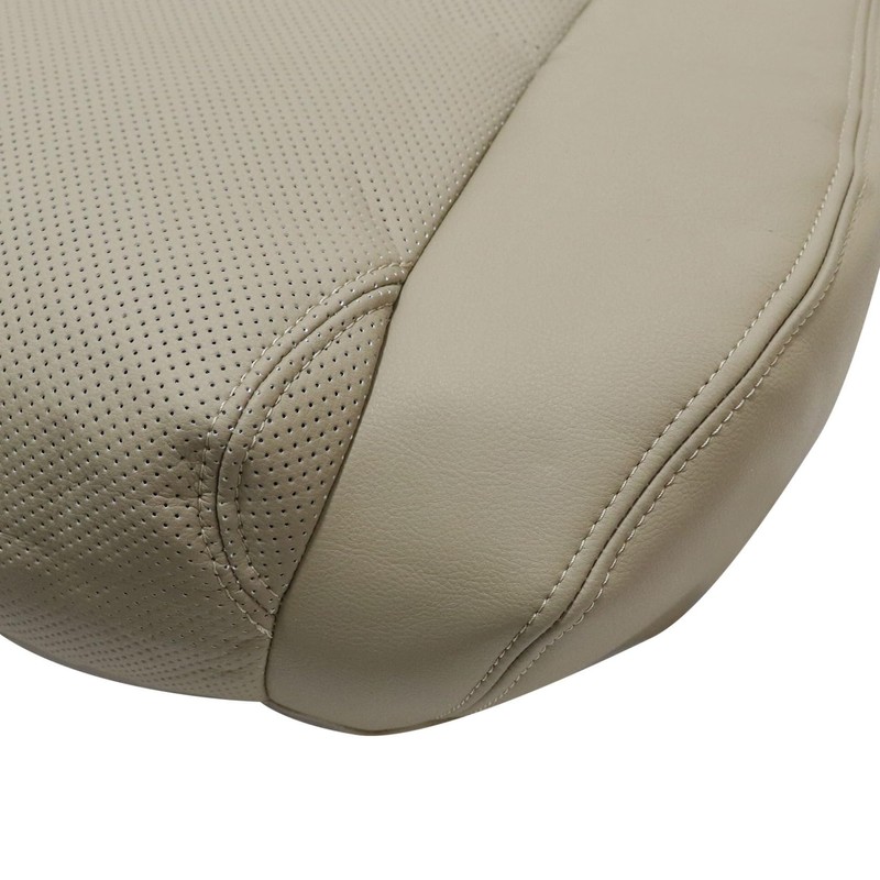 FZJDSD Tan Driver Side Bottom Perforated Leather Replacement Seat Covers