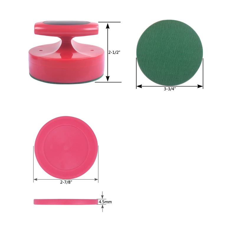 CROWN ME Air Hockey Pushers and Air Hockey Pucks,2PCS Striker