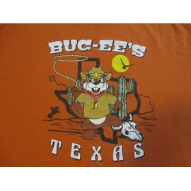 Buc-ee's Quality Cotton Blend Graphic Tee: BUC-ee The Beaver Mascot Shirts - 20+ Designs (US, Alpha, 3X-Large, Regular, Regular, Burnt Orange, Buc-ee's Texas)