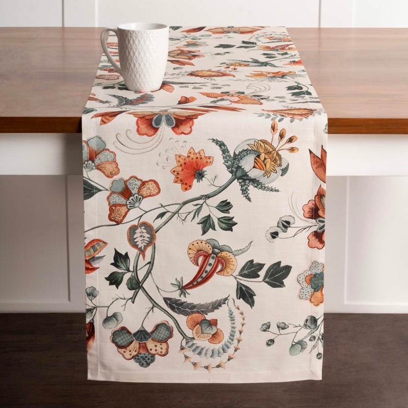 Maison d' Hermine Tablerunner 100% Cotton Table Runner Decorative Washable