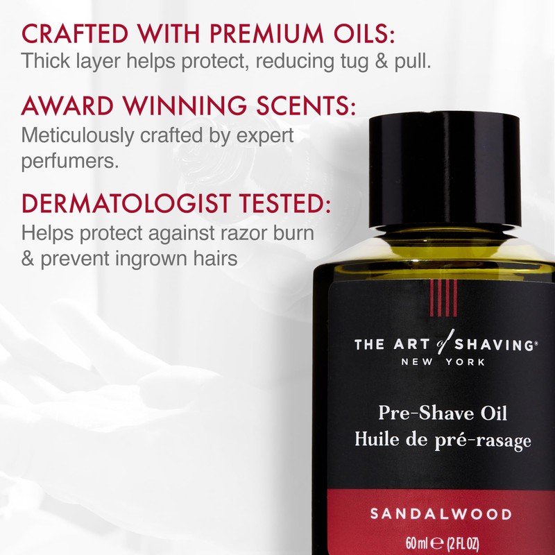The Art of Shaving Pre Shave Beard Oil for Men,