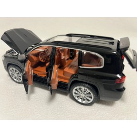 Unbranded TOYOTA LAND CRUISER GT Model car Black 1:24 SUV - Black