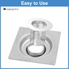 uxcell 2 Pack Shower Drain Strainer, 2" x 2.6" 304