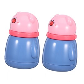 Baluue 2pcs Body Powder Container with Puff Portable Talcum Powder Dispenser for Home Travel Compact and Lightweight for Care for Daily Use