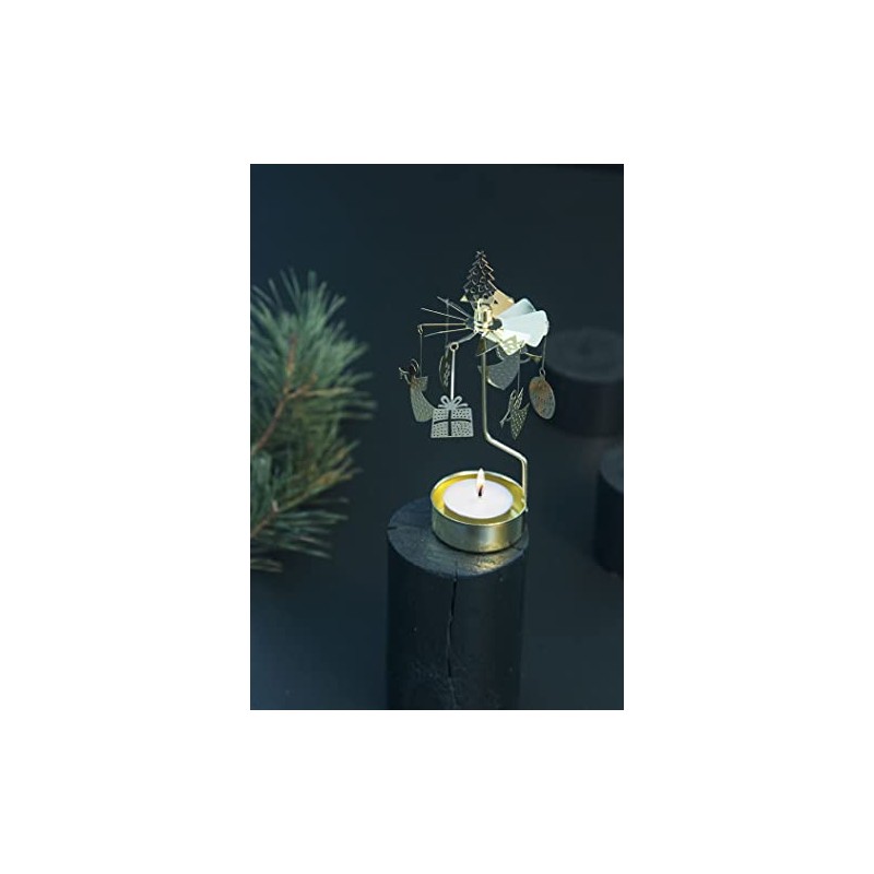 Tea Light Holder - Rotating Light - Rotating Tea Light
